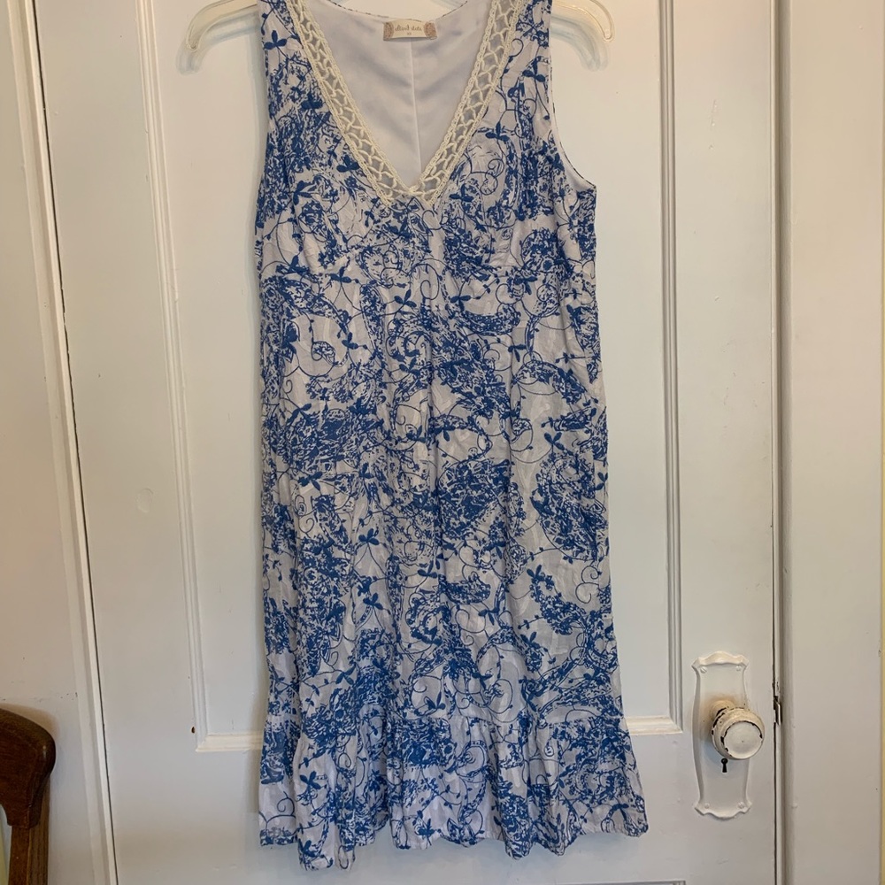 Altar’d State Blue Floral Dress